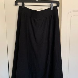 Eileen Fisher-  Flare Silk Georgette Crepe Ski